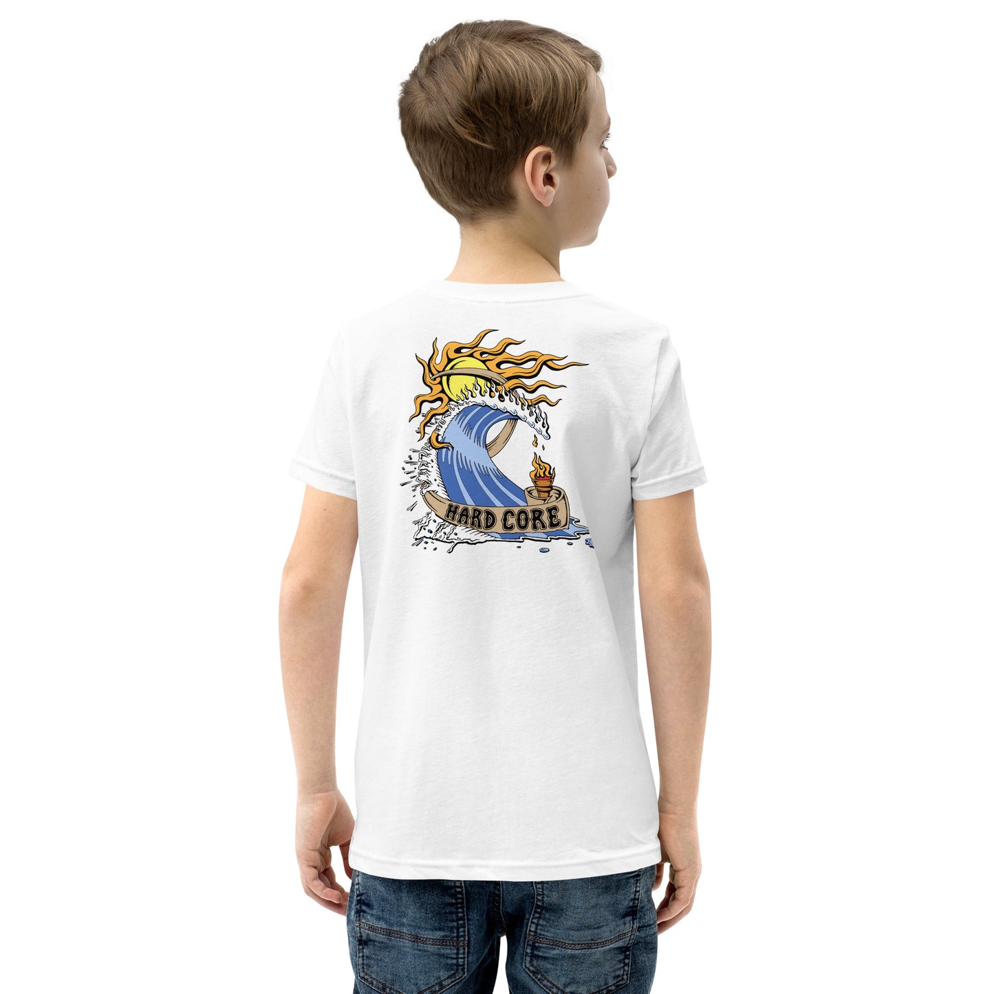 Sun Crest (Light Colors) Youth Short Sleeve T-Shirt